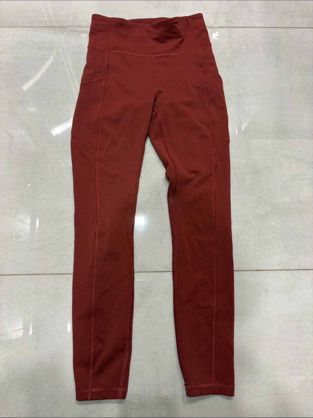 lululemon athletica High-Rise Brick Red Leggings
